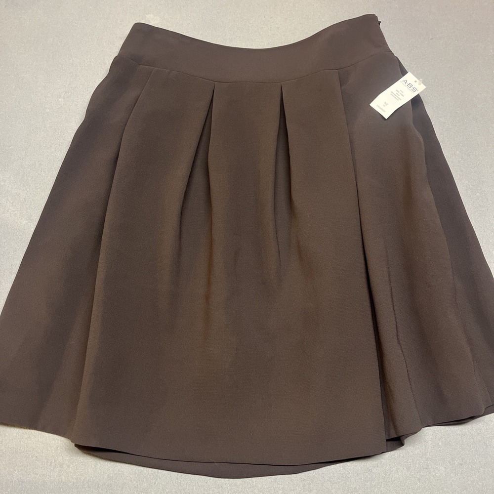 Allen Schwartz ABS Chocolate Brown Skirt Size‎ 10